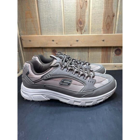 Skechers Mens Sneakers Size 12 Gray Memory Foam Athletic Walking Shoes - Picture 1 of 8